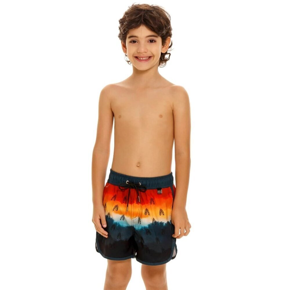 Agua Bendita Tiago Swim Trunks Multicolor Kids Size 2